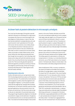 SEED: A closer look at protein detection in microscopic urinalysis